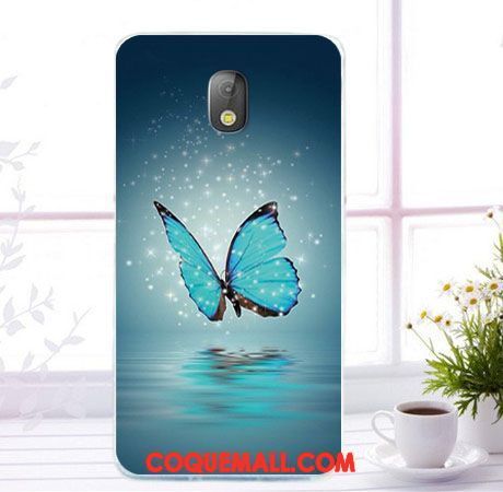 Étui Samsung Galaxy J5 2017 Peinture Bleu Étoile, Coque Samsung Galaxy J5 2017 Téléphone Portable Fluide Doux