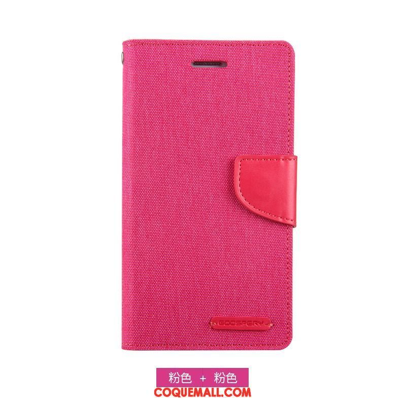 Étui Samsung Galaxy J5 2017 Rouge Étoile Téléphone Portable, Coque Samsung Galaxy J5 2017 Toile Étui En Cuir