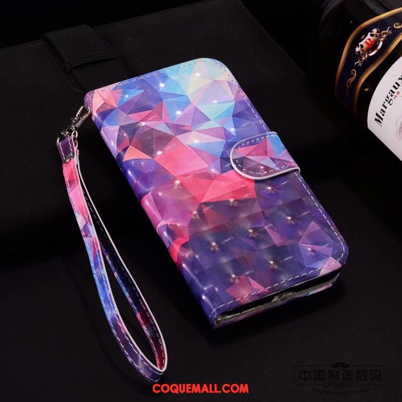Étui Samsung Galaxy J5 2017 Étoile Carte Protection, Coque Samsung Galaxy J5 2017 Étui En Cuir Bleu
