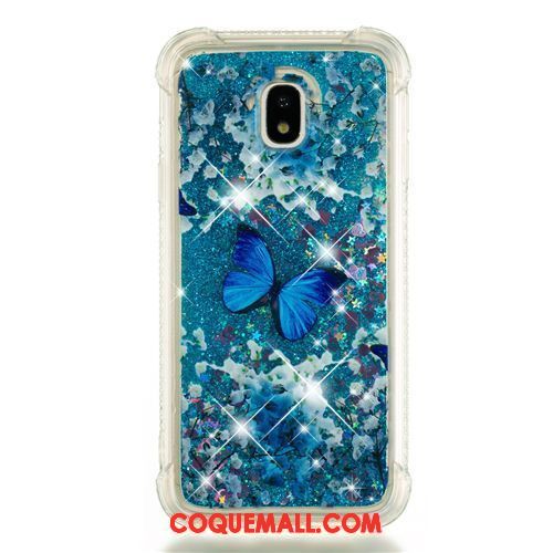 Étui Samsung Galaxy J5 2017 Étoile Ornements Suspendus Bleu, Coque Samsung Galaxy J5 2017 Fluide Doux Dessin Animé