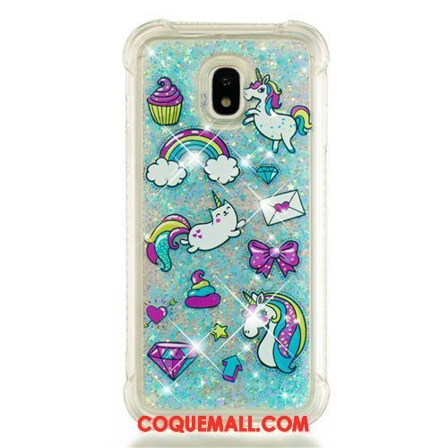 Étui Samsung Galaxy J5 2017 Étoile Ornements Suspendus Bleu, Coque Samsung Galaxy J5 2017 Fluide Doux Dessin Animé