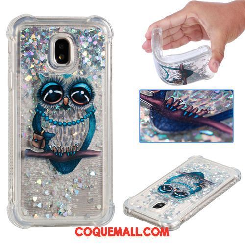 Étui Samsung Galaxy J5 2017 Étoile Ornements Suspendus Bleu, Coque Samsung Galaxy J5 2017 Fluide Doux Dessin Animé