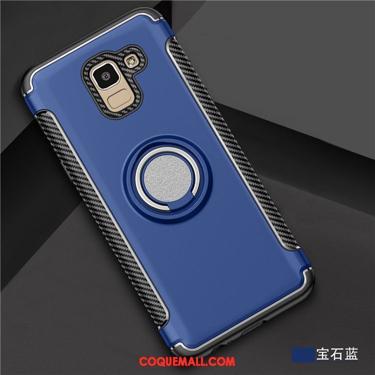 Étui Samsung Galaxy J6 Anneau Protection Support, Coque Samsung Galaxy J6 Téléphone Portable Étoile