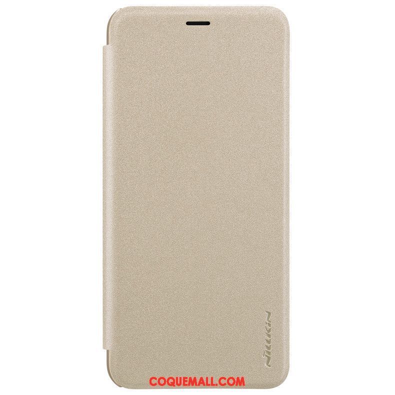Étui Samsung Galaxy J6 Gris Étui En Cuir Or, Coque Samsung Galaxy J6 Téléphone Portable Étoile