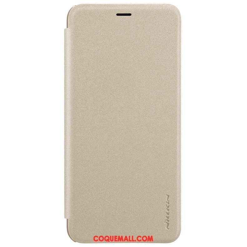 Étui Samsung Galaxy J6 Gris Étui En Cuir Or, Coque Samsung Galaxy J6 Téléphone Portable Étoile