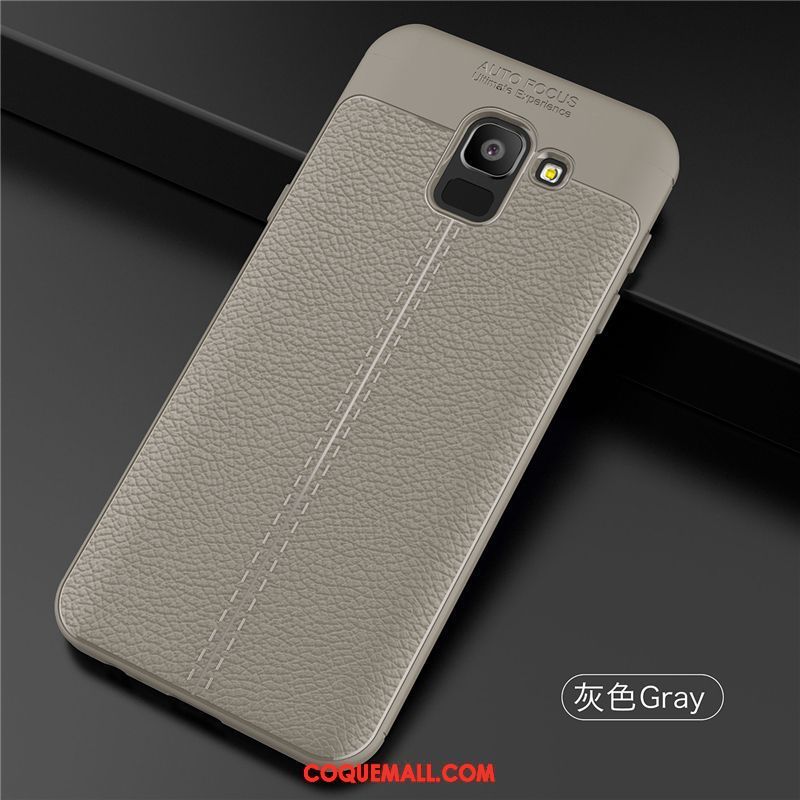 Étui Samsung Galaxy J6 Incassable Protection Silicone, Coque Samsung Galaxy J6 Téléphone Portable Mode