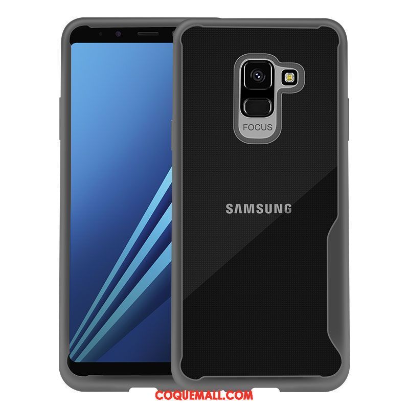 Étui Samsung Galaxy J6 Noir Étoile Téléphone Portable, Coque Samsung Galaxy J6 Incassable Protection