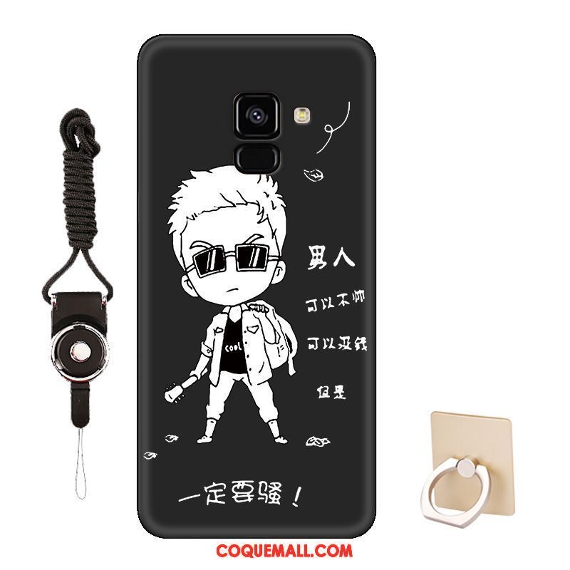 Étui Samsung Galaxy J6 Personnalisé Tendance Rouge, Coque Samsung Galaxy J6 Dessin Animé Amoureux