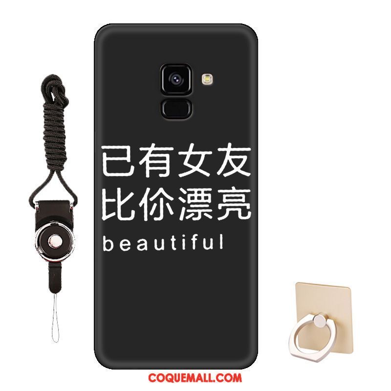 Étui Samsung Galaxy J6 Personnalisé Tendance Rouge, Coque Samsung Galaxy J6 Dessin Animé Amoureux