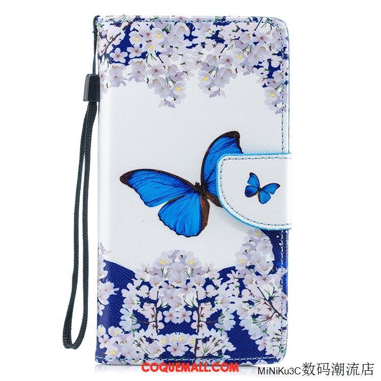 Étui Samsung Galaxy J6 Étoile Fluide Doux Clamshell, Coque Samsung Galaxy J6 Bleu Téléphone Portable