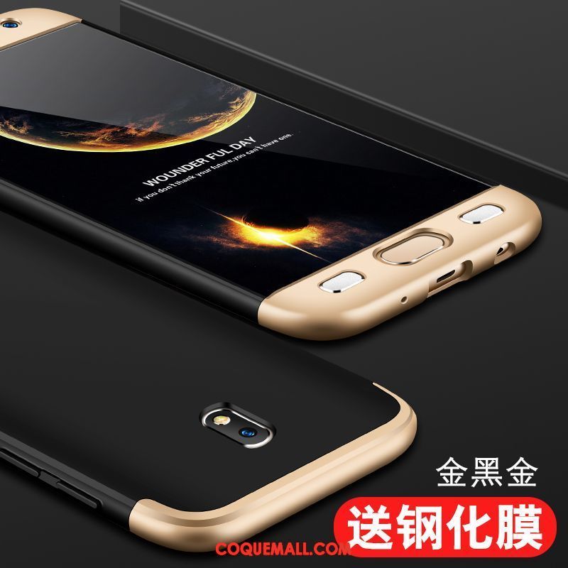 Étui Samsung Galaxy J7 2017 Argent Téléphone Portable Incassable, Coque Samsung Galaxy J7 2017 Protection Difficile