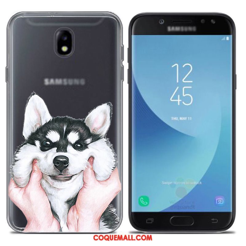 Étui Samsung Galaxy J7 2017 Gris Nouveau Étoile, Coque Samsung Galaxy J7 2017 Europe Fluide Doux