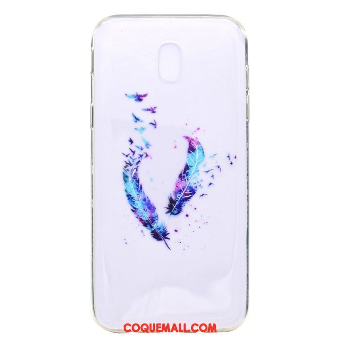 Étui Samsung Galaxy J7 2017 Protection Étoile Violet, Coque Samsung Galaxy J7 2017 Légère Fluide Doux