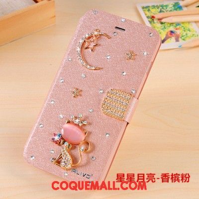 Étui Samsung Galaxy J7 2017 Rouge Strass Téléphone Portable, Coque Samsung Galaxy J7 2017 Clamshell Étoile