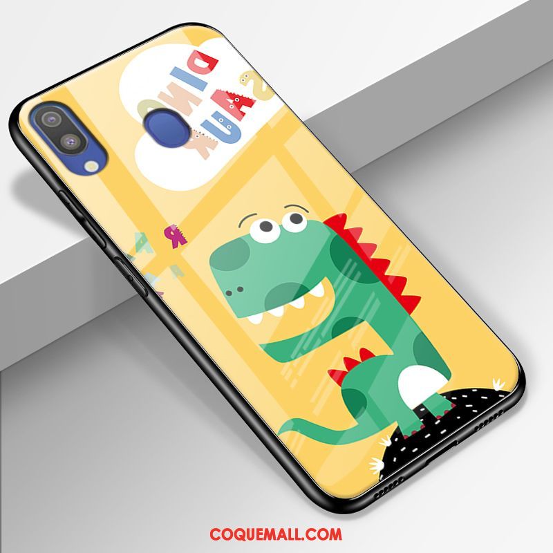 Étui Samsung Galaxy M20 Fluide Doux Étoile Personnalité, Coque Samsung Galaxy M20 Vert Incassable