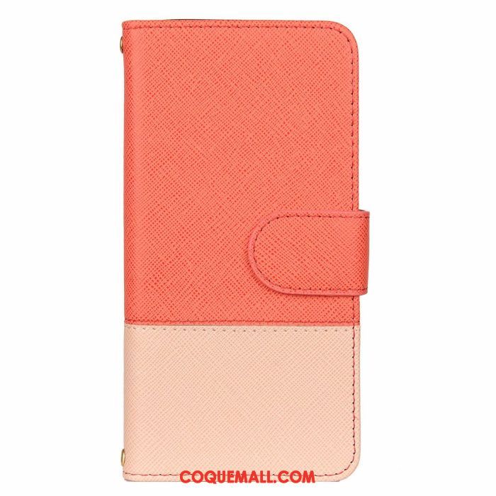 Étui Samsung Galaxy M20 Rouge Épissure En Cuir, Coque Samsung Galaxy M20 Étoile Fluide Doux