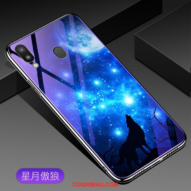 Étui Samsung Galaxy M20 Silicone Verre Très Mince, Coque Samsung Galaxy M20 Incassable Difficile