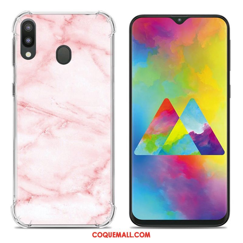 Étui Samsung Galaxy M20 Tendance Ballon Fluide Doux, Coque Samsung Galaxy M20 Incassable Créatif