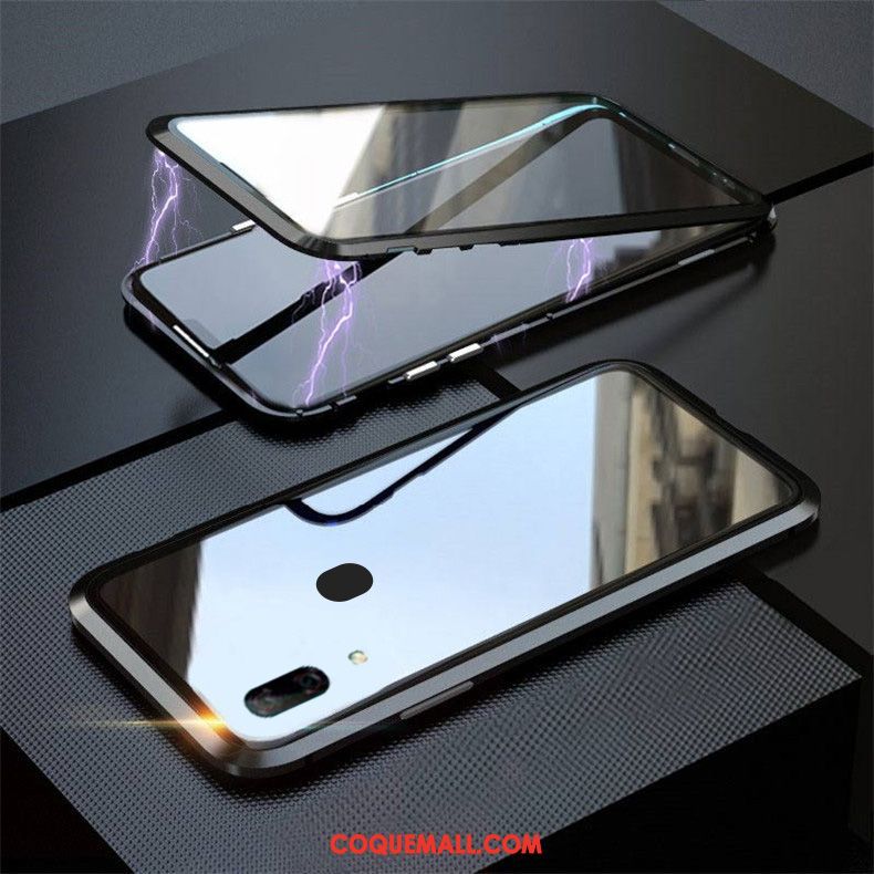 Étui Samsung Galaxy M20 Tout Compris Reversible Net Rouge, Coque Samsung Galaxy M20 Incassable Transparent