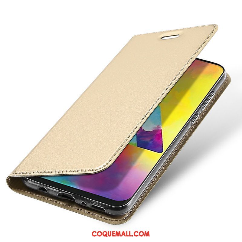 Étui Samsung Galaxy M20 Téléphone Portable Or Rose Membrane, Coque Samsung Galaxy M20 Tempérer Étoile