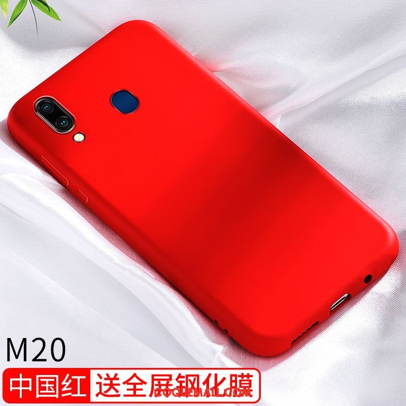 Étui Samsung Galaxy M20 Étoile Modèle Fleurie Marque De Tendance, Coque Samsung Galaxy M20 Créatif Net Rouge