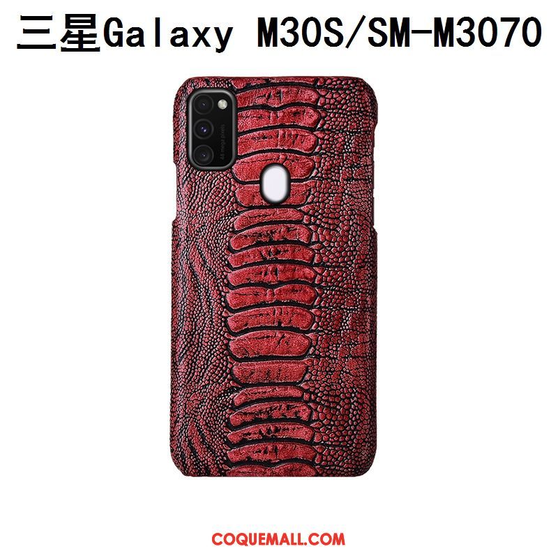 Étui Samsung Galaxy M30s Mode Bleu Étoile, Coque Samsung Galaxy M30s Incassable Luxe