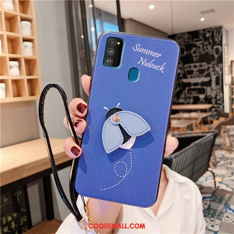 Étui Samsung Galaxy M30s Tout Compris Incassable Dessin Animé, Coque Samsung Galaxy M30s Fluide Doux Téléphone Portable