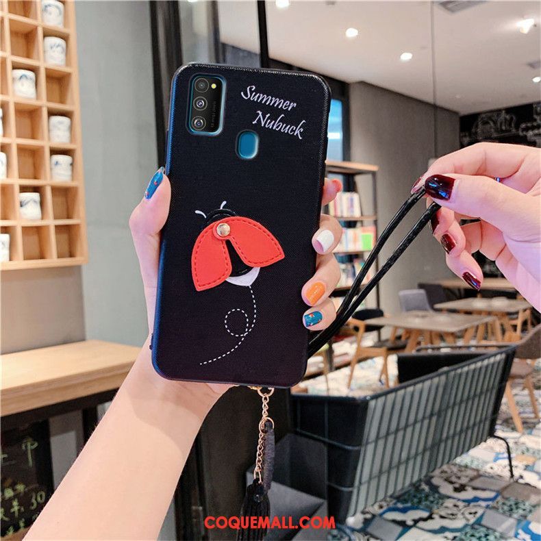 Étui Samsung Galaxy M30s Tout Compris Incassable Dessin Animé, Coque Samsung Galaxy M30s Fluide Doux Téléphone Portable