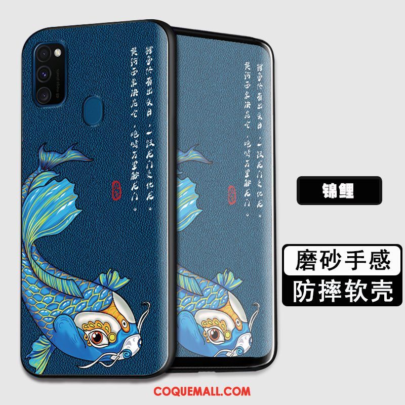 Étui Samsung Galaxy M30s Téléphone Portable Fluide Doux Protection, Coque Samsung Galaxy M30s Tout Compris Étoile