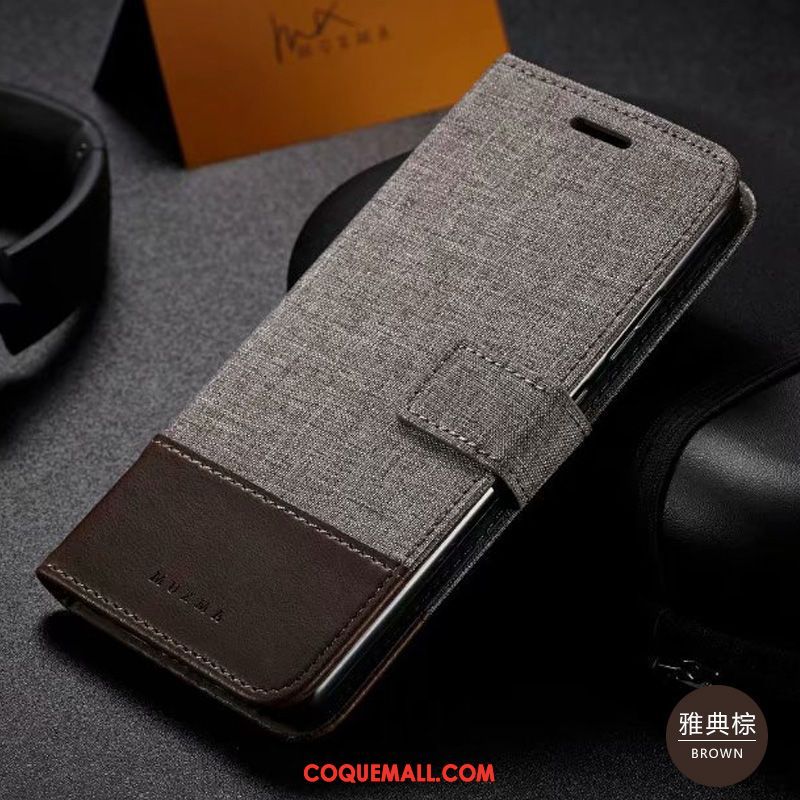 Étui Samsung Galaxy M30s Étoile Gris En Cuir, Coque Samsung Galaxy M30s Modèle Fleurie Incassable