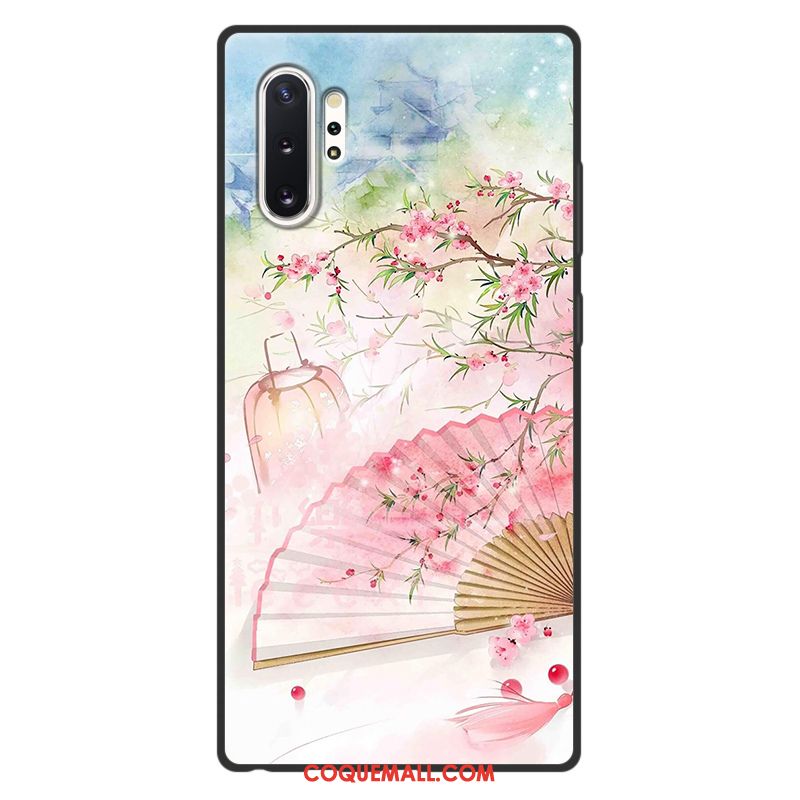 Étui Samsung Galaxy Note 10+ Art Style Chinois Étoile, Coque Samsung Galaxy Note 10+ Incassable Vintage