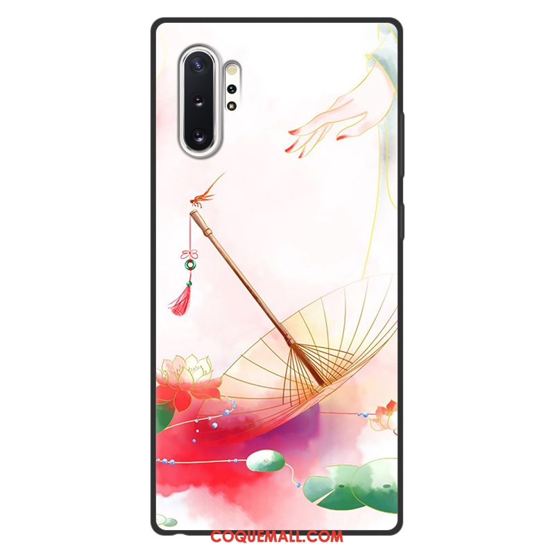 Étui Samsung Galaxy Note 10+ Art Style Chinois Étoile, Coque Samsung Galaxy Note 10+ Incassable Vintage