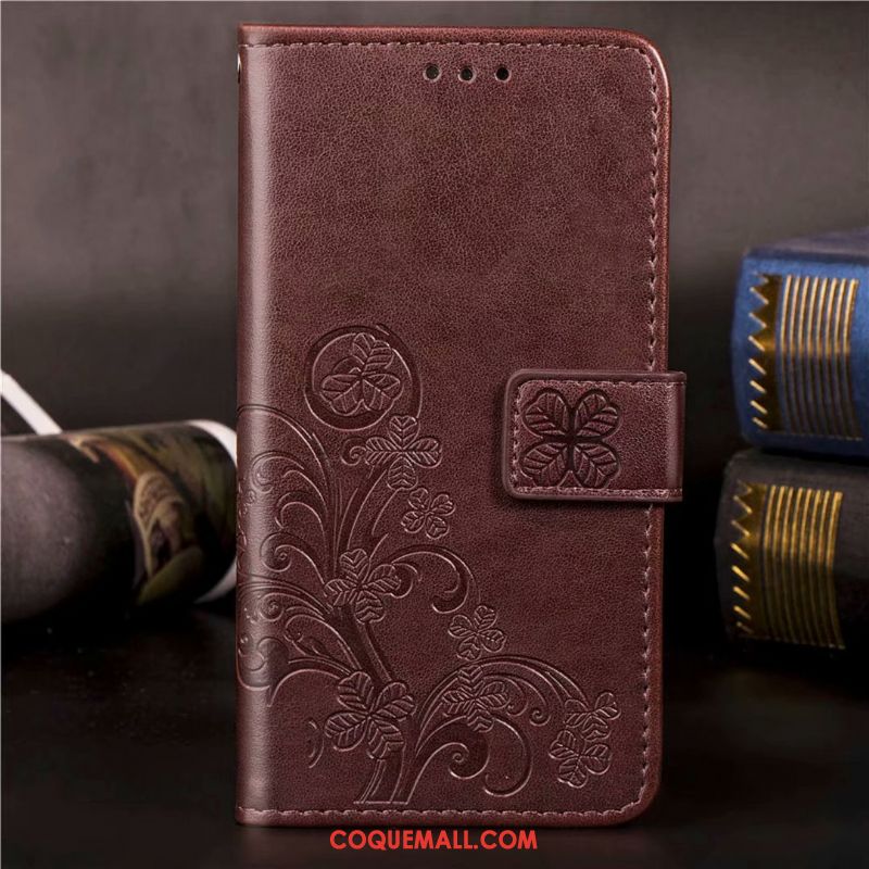 Étui Samsung Galaxy Note 10 Clamshell En Cuir Bleu, Coque Samsung Galaxy Note 10 Étoile Téléphone Portable
