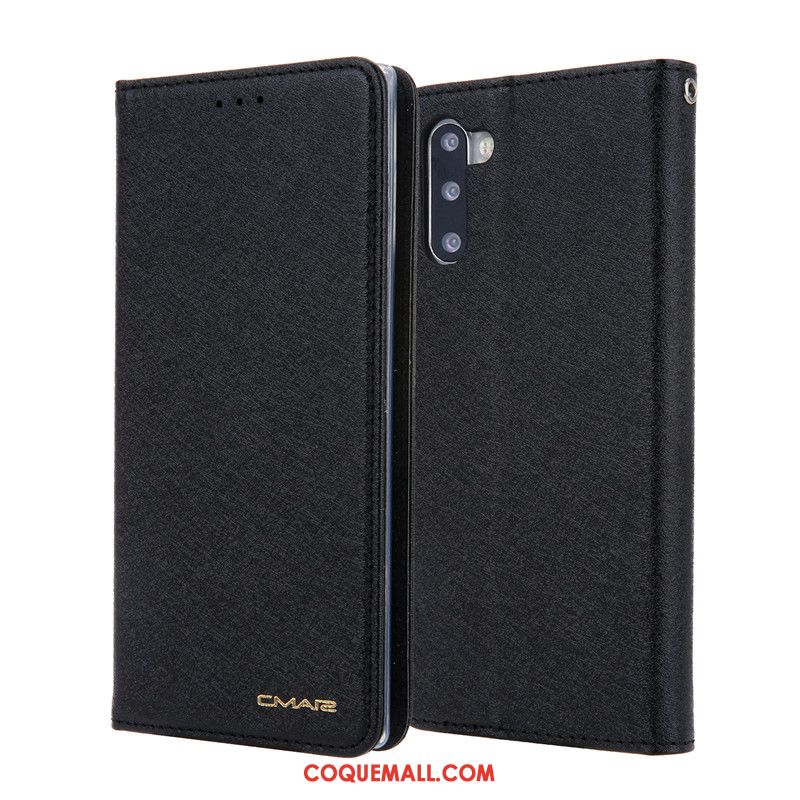 Étui Samsung Galaxy Note 10 En Cuir Tout Compris Incassable, Coque Samsung Galaxy Note 10 Étoile Protection