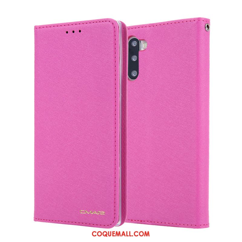 Étui Samsung Galaxy Note 10 En Cuir Tout Compris Incassable, Coque Samsung Galaxy Note 10 Étoile Protection