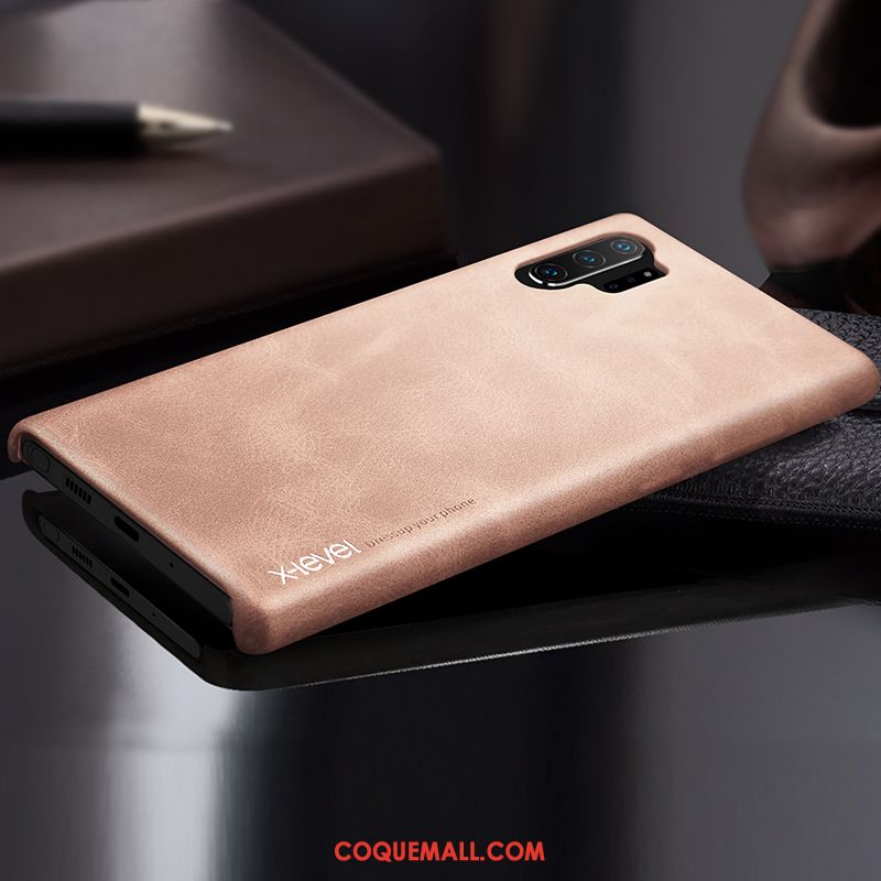 Étui Samsung Galaxy Note 10+ Incassable Foncé Étoile, Coque Samsung Galaxy Note 10+ Cuir Vintage