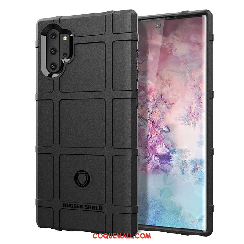 Étui Samsung Galaxy Note 10+ Incassable Silicone Téléphone Portable, Coque Samsung Galaxy Note 10+ Délavé En Daim Étoile