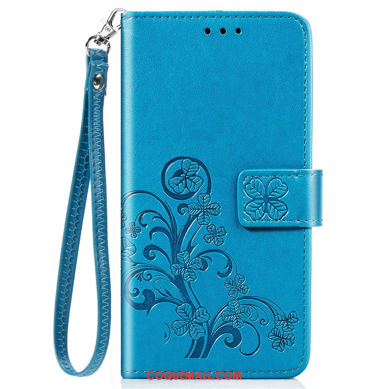 Étui Samsung Galaxy Note 10 Lite En Cuir Étoile Téléphone Portable, Coque Samsung Galaxy Note 10 Lite Bleu Clamshell