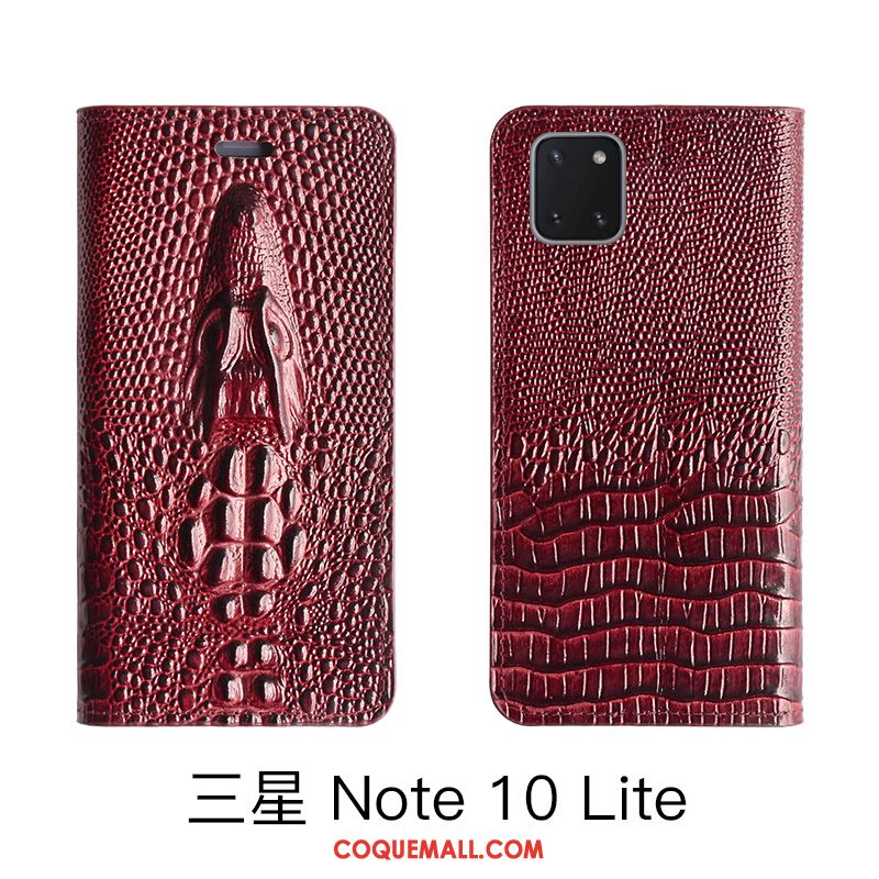 Étui Samsung Galaxy Note 10 Lite Étoile Protection En Cuir, Coque Samsung Galaxy Note 10 Lite Luxe Jaune