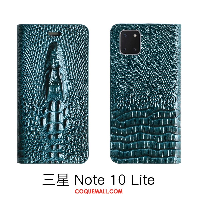 Étui Samsung Galaxy Note 10 Lite Étoile Protection En Cuir, Coque Samsung Galaxy Note 10 Lite Luxe Jaune