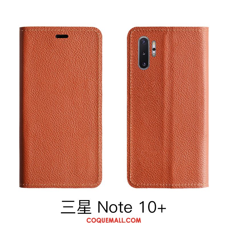 Étui Samsung Galaxy Note 10 Lite Étoile Rouge En Cuir, Coque Samsung Galaxy Note 10 Lite Litchi Bovins