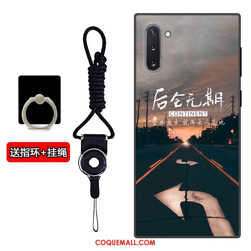 Étui Samsung Galaxy Note 10 Mode Téléphone Portable Fluide Doux, Coque Samsung Galaxy Note 10 Incassable Délavé En Daim