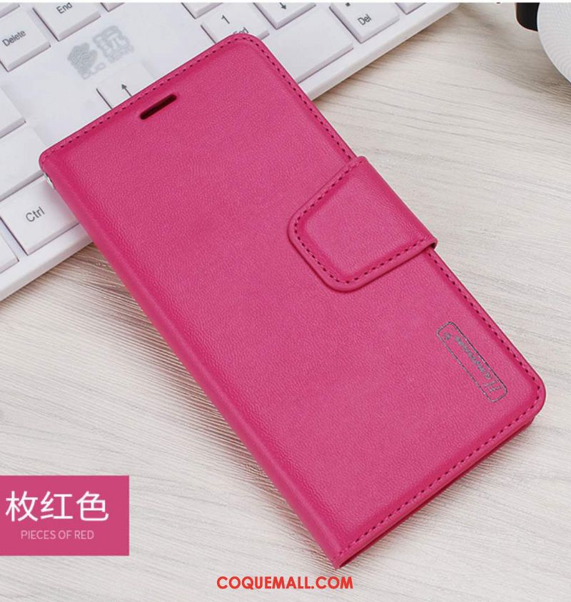 Étui Samsung Galaxy Note 10+ Ornements Suspendus Rose Étoile, Coque Samsung Galaxy Note 10+ Téléphone Portable Portefeuille