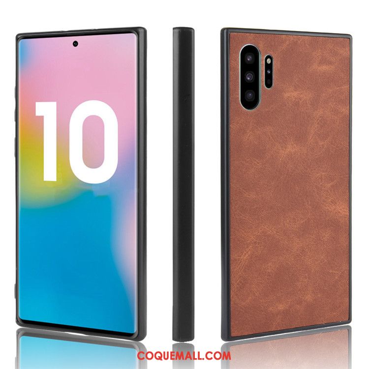 Étui Samsung Galaxy Note 10+ Petit Clair Tout Compris, Coque Samsung Galaxy Note 10+ Téléphone Portable Étoile