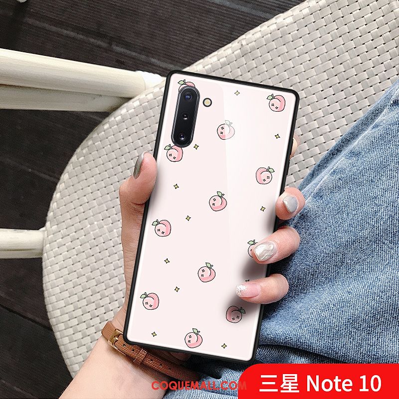 Étui Samsung Galaxy Note 10 Protection Étoile Rose, Coque Samsung Galaxy Note 10 Téléphone Portable Simple