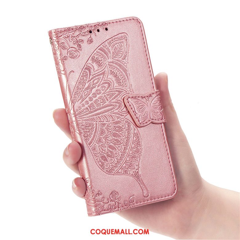 Étui Samsung Galaxy Note 10 Rose Protection Étoile, Coque Samsung Galaxy Note 10 Fluide Doux Incassable