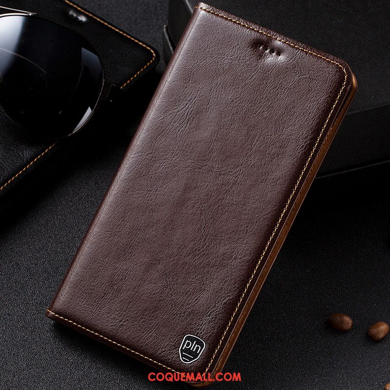 Étui Samsung Galaxy Note 10+ Téléphone Portable Modèle Fleurie Étoile, Coque Samsung Galaxy Note 10+ Tout Compris En Cuir Braun