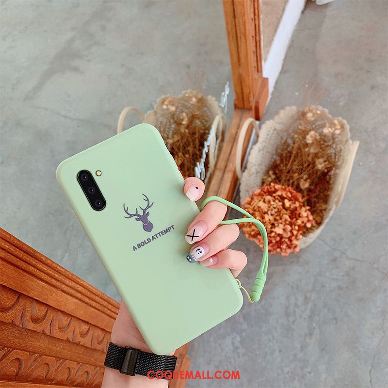 Étui Samsung Galaxy Note 10 Vert Tout Compris Marque De Tendance, Coque Samsung Galaxy Note 10 Étoile Protection