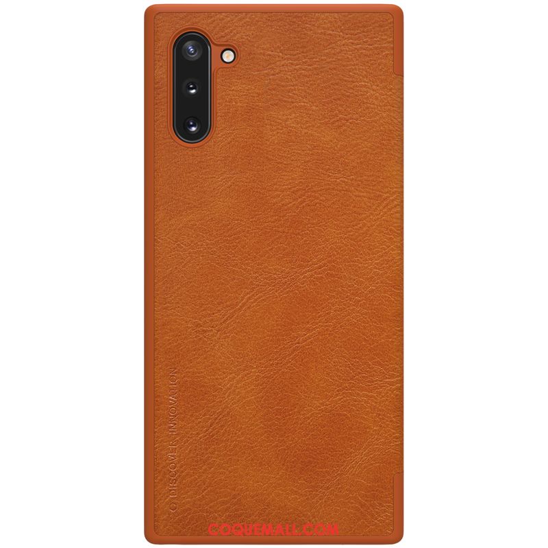 Étui Samsung Galaxy Note 10 Étoile Protection Or, Coque Samsung Galaxy Note 10 Téléphone Portable Business Braun