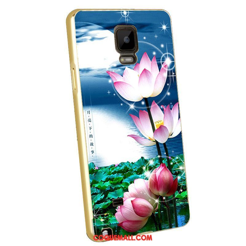 Étui Samsung Galaxy Note 4 Bleu Étoile Téléphone Portable, Coque Samsung Galaxy Note 4 Border Gaufrage